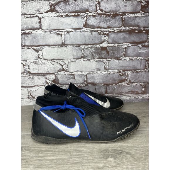 Nike Phantom Vision Elite DF SG Pro AC Black Synthetic Blue Lace Shoes Men 12 US - Picture 4 of 16